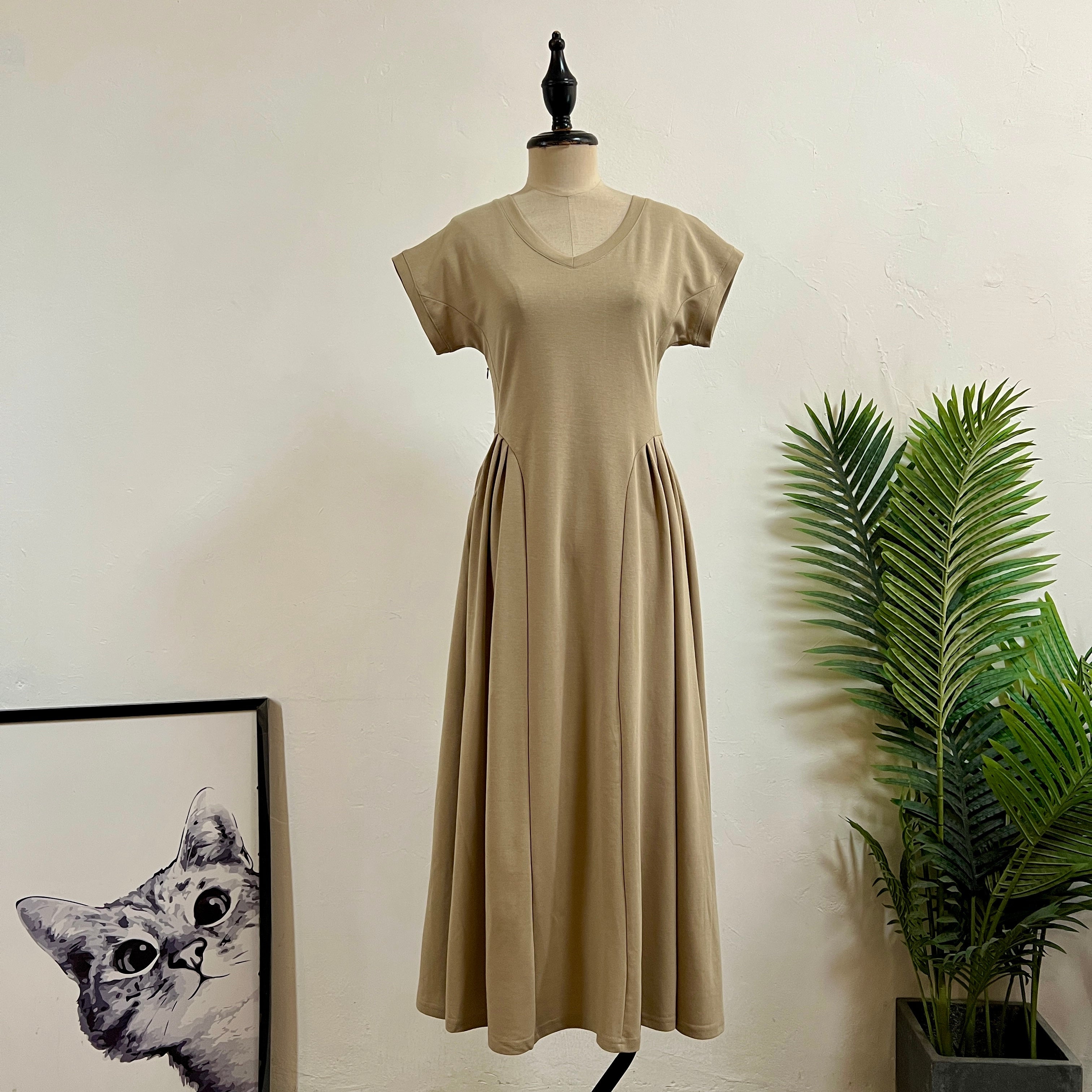 250272 - V Neck Dress (20% Off)