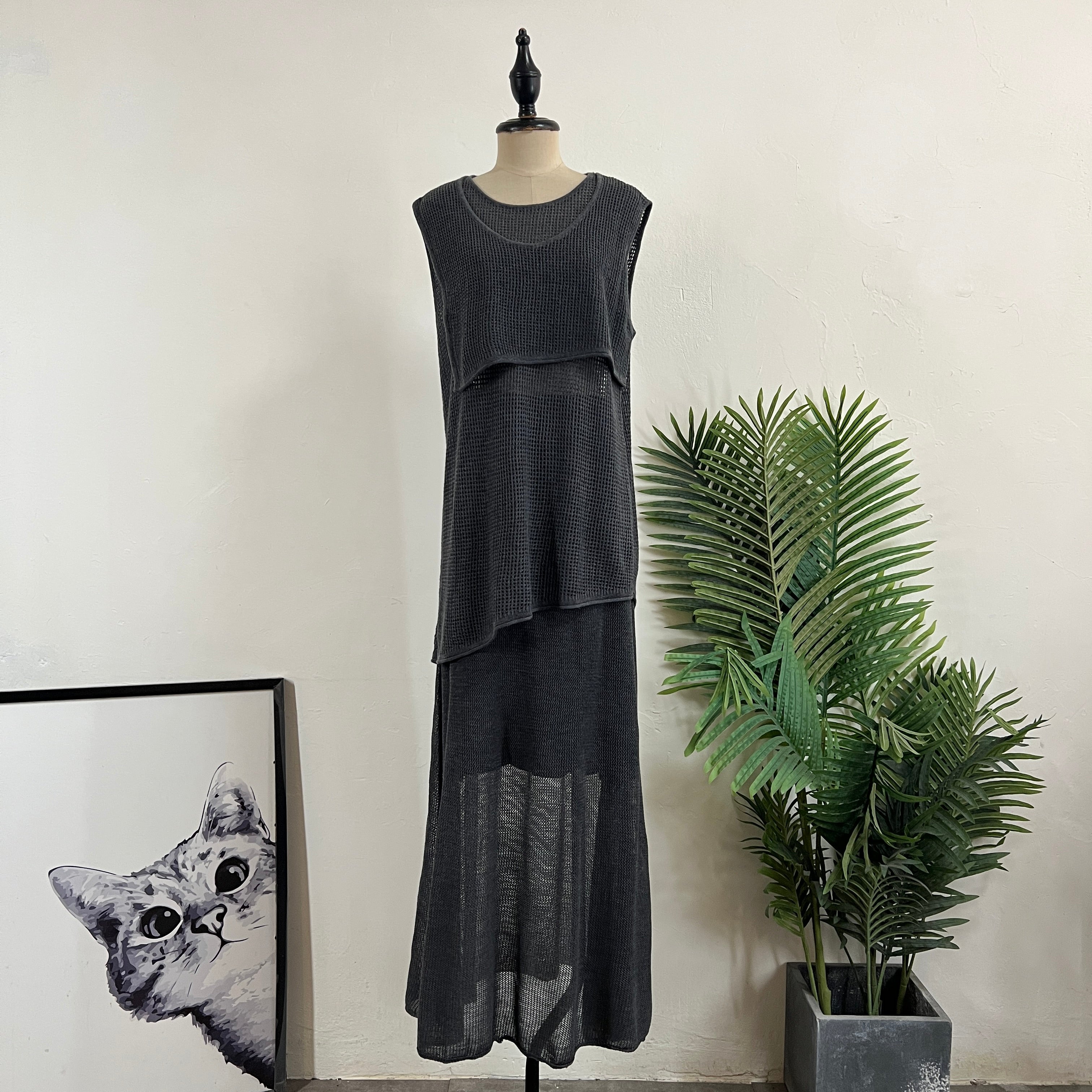250497 - Top + Skirt Set