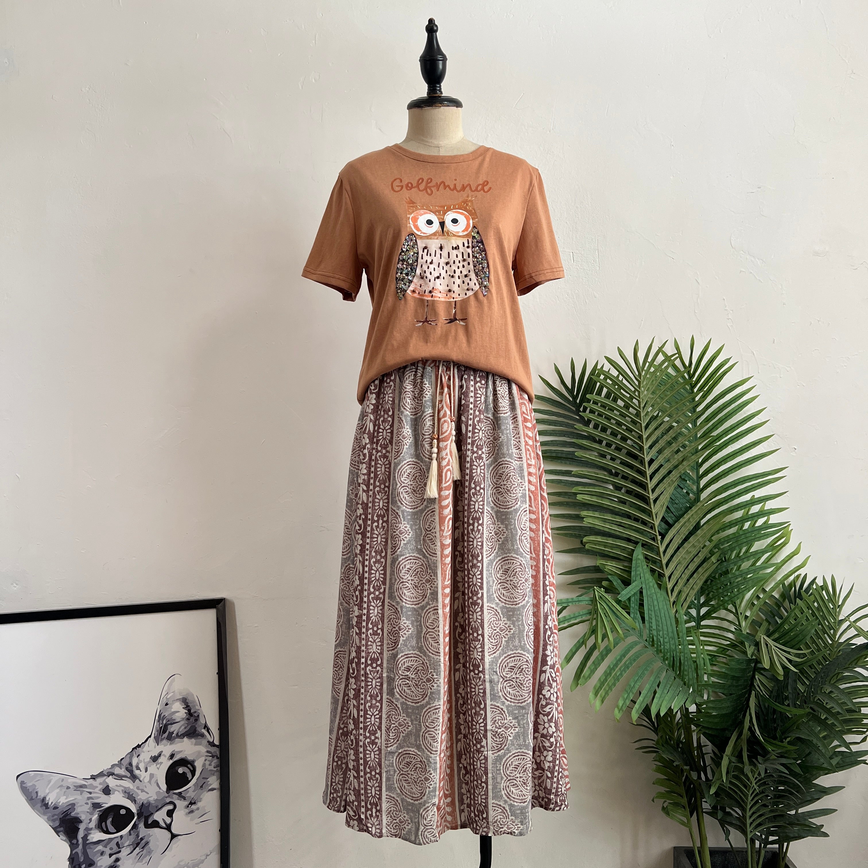 250539 - Top + Skirt Set