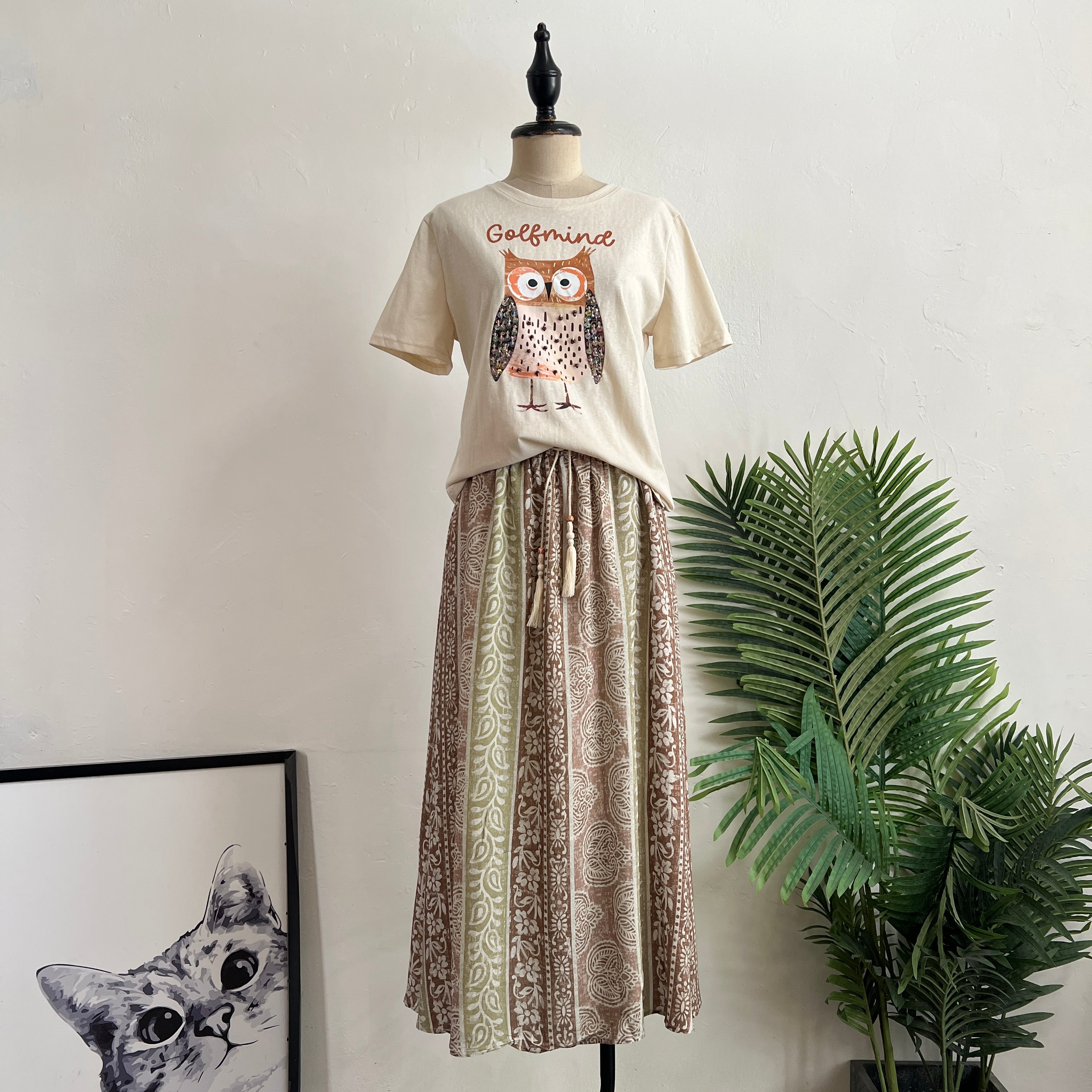 250539 - Top + Skirt Set